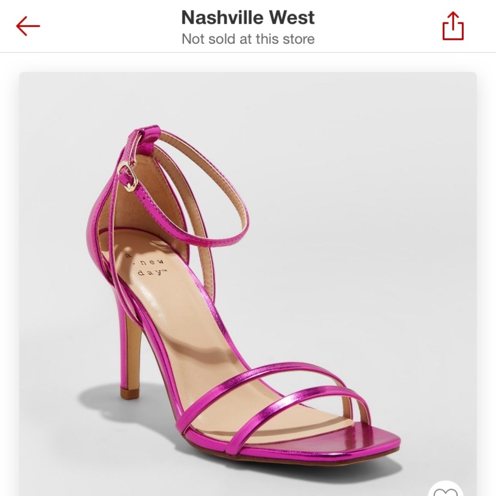 Target pink heels